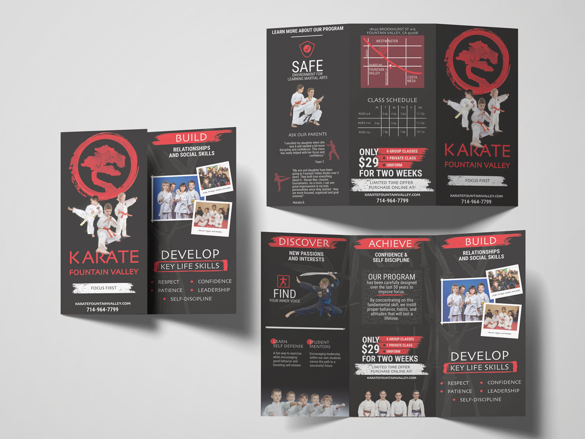 Fountain Valley Karate Brochure